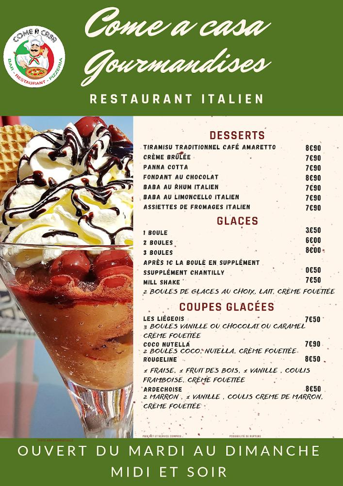 Come a casa - Menu Image 1