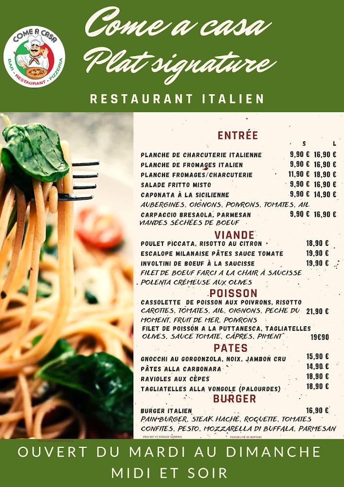 Come a casa - Menu Image 3